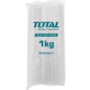 TOTAAL transparante smeltstaafjes, 1 kg, diameter 11,2 mm, lengte 30 cm TACGT3011 Exclusief