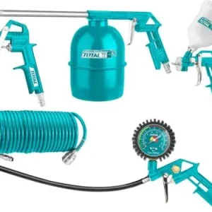 TOTAL Compressorset, banden, 5 stuks TATK053 Finale Uitverkoop