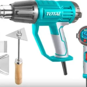 Topkwaliteit TOTAL Heteluchtpistool met LCD-scherm, 2000 W, industrieel TB20056