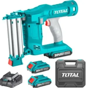 Must-Have TOTAL snoerloze spijkermachine, 20 V Li-ion, 2000 mAh (2x), industrieel TCBNLI2001