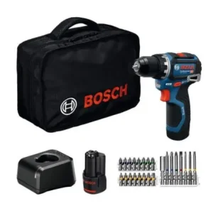 Aanbieding BOSCH Boor-/Schroevendraaier GSR 12V-32 (2x2.0Ah, GAL 12V-20, 24 stuks AC, Kartonnen hoes, B) 06019N7006