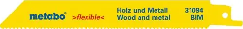 Aanbieding METABO Zaagblad bimetaal 1,8-2,6 (2 stuks) 631094000