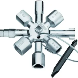 Finale Uitverkoop KNIPEX TwinKey Schakelkastsleutel 001101