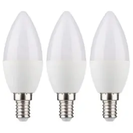3 stuks Müller LED kaarslamp E14 4.9W 470lm 2700K Mat Niet dimbaar| SameLight.nl Direct Beschikbaar