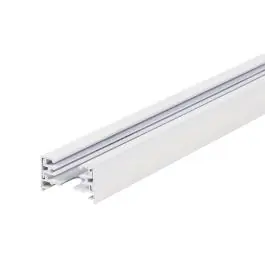 1-Fase Rail 1 meter wit inclusief eindkap en voedingsconnector| SameLight.nl Veilige Betaling