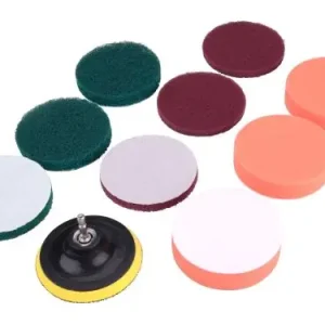 Actieprijs Extol Craft Set reinigings-/polijstbits voor boormachine 10 stuks, diameter 100 mm, 3x3 typen 904002
