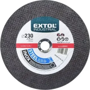 Weekendaanbieding EXTOL Doorslijpschijf voor staal/roestvrij staal, diameter 230 x 1,9 x 22,2 mm 8701019