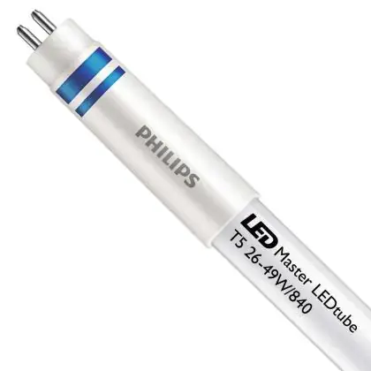 Philips LED Buis T5 MASTER (HF) High Output 26W 3900lm - 840 Koel Wit | 145cm - Vervangt 49W Nieuw Model