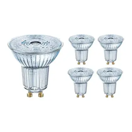 5x Osram Parathom LED Spot GU10 PAR16 4.5W 350lm 36D - 927 Zeer Warm Wit | Beste Kleurweergave - Dimbaar - Vervangt 50W Favoriet