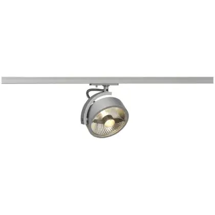 Seizoensaanbieding SLV Railspot Spot Kalu 1-Fase Aluminium Grijs | Geschikt voor 1x GU10 (AR111)