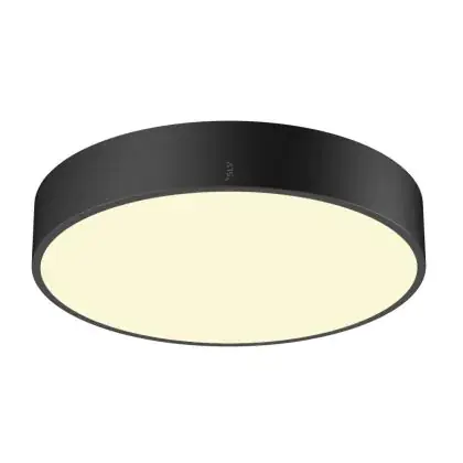 Aanbieding SLV Medo Pro 40 Wand en Plafondlamp Aluminium Zwart Rond 19W 2650lm - 930-940 CCT | IP50 - Beste Kleurweergave - Dali Dimbaar| Lampdirect