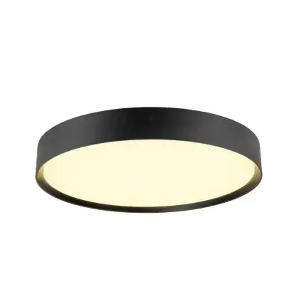 Fabrieksprijs SLV Decona Wand en Plafondlamp Aluminium Zwart Rond 23W 2260lm - 930 Warm Wit | IP44 - Beste Kleurweergave - Dimbaar