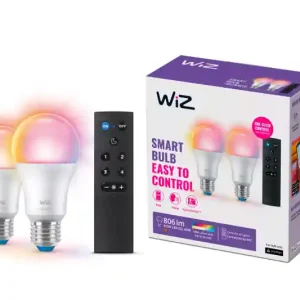 Must-Have WiZ Dimmerset 2x E27 Ledlamp Gekleurd en Wit Licht en WiZmote 929003649601