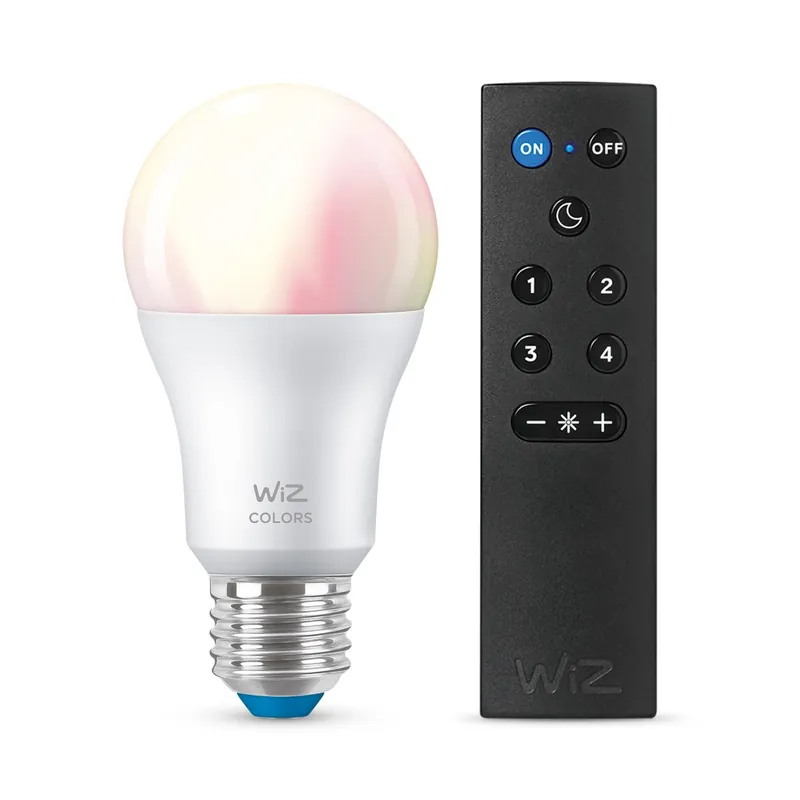 WiZ Dimmerset E27 Ledlamp Gekleurd en Wit Licht en WiZmote 929002451231 Betrouwbaar